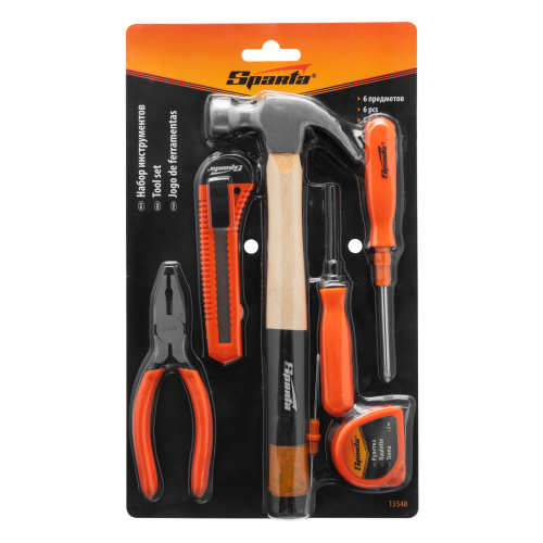 Набор инструментов бытовой, 6 предметов Sparta по ценам производителя в Воронеже с доставкой по всей России