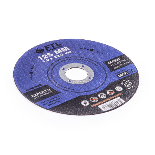 Круг отрезной по металлу FTL Expert II 125 х 1,0 х 22,2 мм A46SBF купить в Москве с доставкой по всей России | ProtosMarket.ru