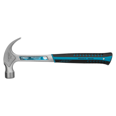 Молоток-гвоздодер, 570 г, цельнокованый, трехкомпонентная рукоятка Gross по ценам производителя в Воронеже с доставкой по всей России