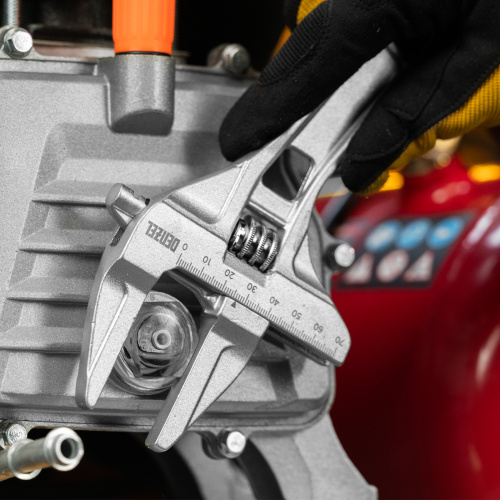 Ключ разводной 205 мм, алюминиевый Denzel по ценам производителя в Воронеже с доставкой по всей России