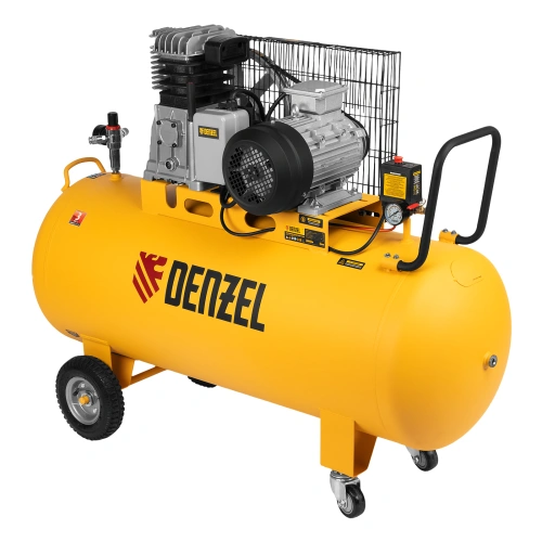 Компрессор воздушный BCI3000-T/200, ременный привод , 3.0 кВт, 200 литров, 530 л/мин Denzel по ценам производителя в Воронеже с доставкой по всей России