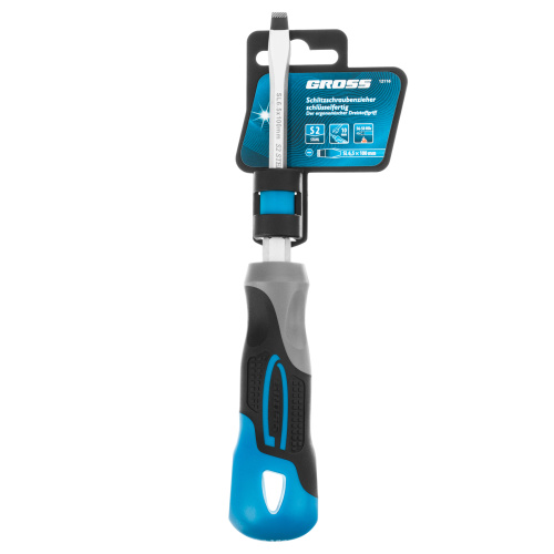 Отвертка SL6.5 x 100 мм, S2, трехкомпонентная рукоятка Gross по ценам производителя в Воронеже с доставкой по всей России