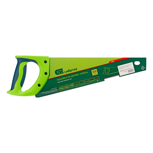 Ножовка по дереву"Зубец" для точных пильных работ, 350 мм, каленый зуб 2D, 14 TPI, двухкомпонентная рукоятка Сибртех по ценам производителя в Воронеже с доставкой по всей России
