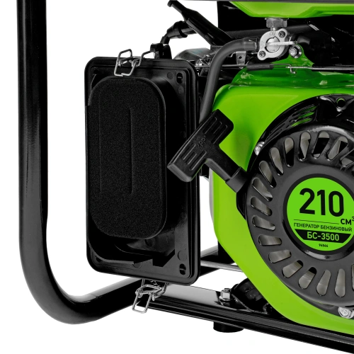 Генератор бензиновый БС-3500, 3.2 кВт, 230В, четырехтактный, 15 л, ручной стартер Сибртех по ценам производителя в Воронеже с доставкой по всей России