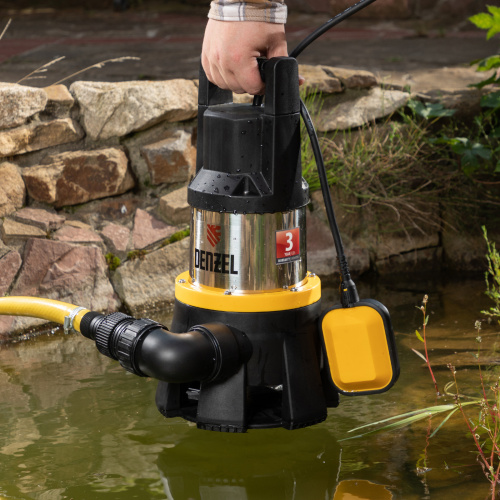 Дренажный насос DP1400X, 1400 Вт, подъем 11 м, 25000 л/ч Denzel по ценам производителя в Воронеже с доставкой по всей России