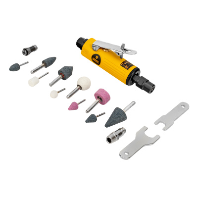 Пневмошлифмашина прямая PGS25000, 25000 об/мин, 10 шлиф. камней, цанга - 3, 6 мм, 113 л/мин Denzel по ценам производителя в Воронеже с доставкой по всей России