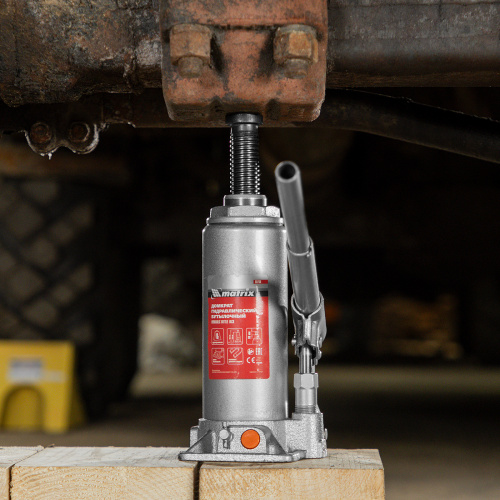 Домкрат гидравлический бутылочный, 8 т, h подъема 230-457 мм Matrix по ценам производителя в Воронеже с доставкой по всей России