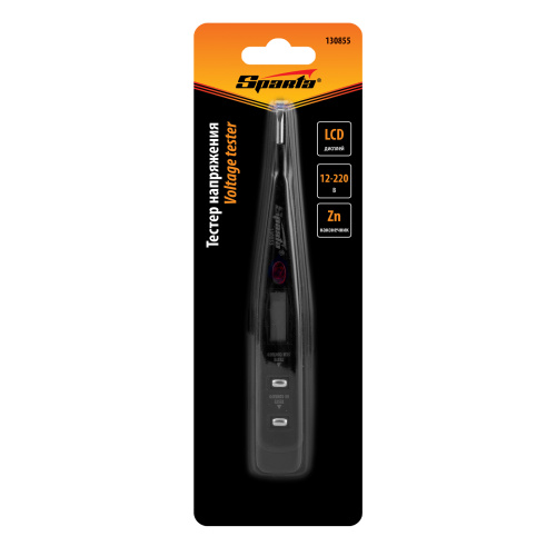 Тестер напряжения 12-220 В, жидкокристаллический дисплей с неоновой лампочкой Sparta по ценам производителя в Воронеже с доставкой по всей России