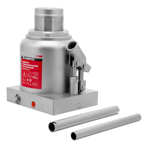 Домкрат гидравлический бутылочный, 50 т, h подъема 236-356 мм Matrix по ценам производителя в Воронеже с доставкой по всей России