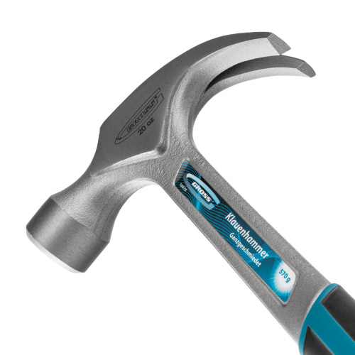 Молоток-гвоздодер, 570 г, цельнокованый, трехкомпонентная рукоятка Gross по ценам производителя в Воронеже с доставкой по всей России