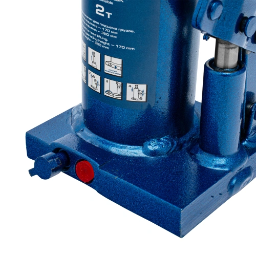 Домкрат гидравлический бутылочный телескопический, 2 т, H подъема 170-380 мм Stels по ценам производителя в Воронеже с доставкой по всей России