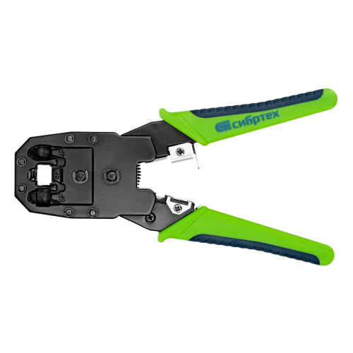 Клещи для обжима телефонных и компьютерных клемм 4P, 6P, 8P, функция обрезания проводов Сибртех по ценам производителя в Воронеже с доставкой по всей России