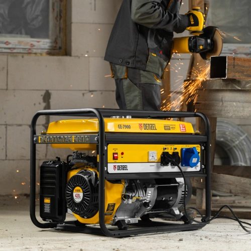 Генератор бензиновый GE 7900, 6.5 кВт, 220 В/50 Гц, 25 л, ручной пуск Denzel по ценам производителя в Воронеже с доставкой по всей России