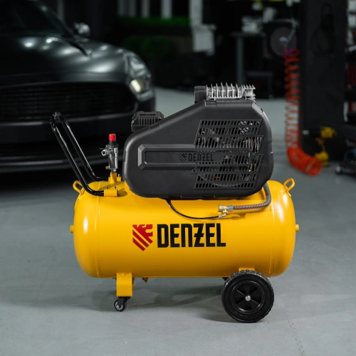 Компрессор воздушный рем. привод BCI 2200/100, 2,2 кВт, 100 литров, 420 л/мин Denzel по ценам производителя в Воронеже с доставкой по всей России