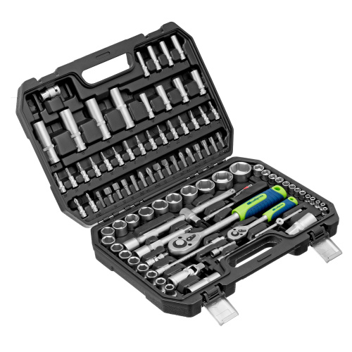 Набор инструментов, 1/2", 1/4", пластиковый кейс, 94 предмета// Сибртех по ценам производителя в Воронеже с доставкой по всей России