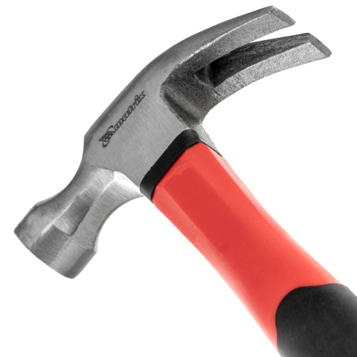 Молоток-гвоздодер optimal, 450 г, боек c магнитом, фибергласовая обрезиненная рукоятка Matrix по ценам производителя в Воронеже с доставкой по всей России