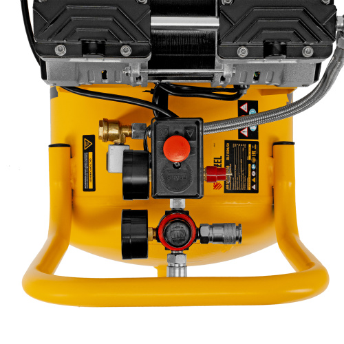 Компрессор безмасляный, малошумный DLS 1500/50, 1500 ВТ, 2x750, 50 л, 260 л/мин Denzel по ценам производителя в Воронеже с доставкой по всей России