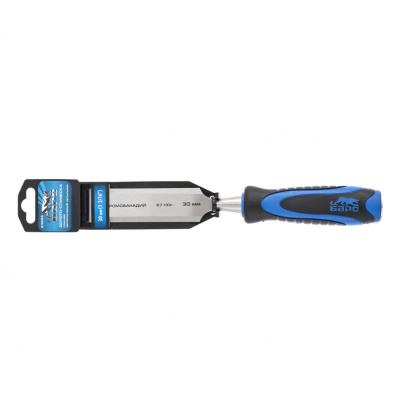 Долото-стамеска, плоская, 30 мм, двухкомпонентная рукоятка, металлический затыльник Барс по ценам производителя в Воронеже с доставкой по всей России