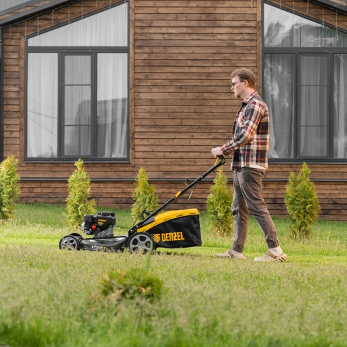 Газонокосилка бензиновая GLR-510SP-ZS, 171 см3, ширина 51 см, привод, травосборник 65 л Denzel по ценам производителя в Воронеже с доставкой по всей России