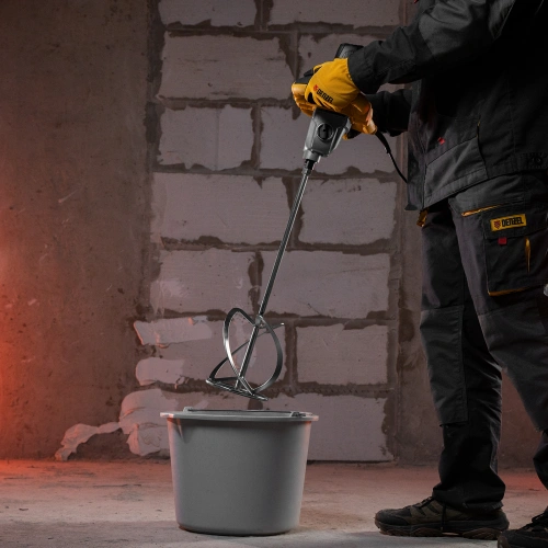 Миксер строительный EM-1-1600, 1600 Вт, 180-460/300-750 об/мин Denzel по ценам производителя в Воронеже с доставкой по всей России