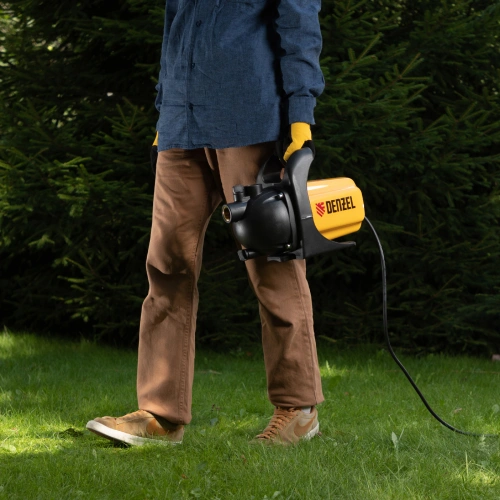 Садовый поверхностный насос GP 600, 600 Вт, 3000 л/ч, подъем 35 м, пластик Denzel по ценам производителя в Воронеже с доставкой по всей России