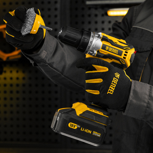 Щетка для дрели, 65 мм, Чашка, со шпилькой , нержавеющая витая проволока Denzel по ценам производителя в Воронеже с доставкой по всей России