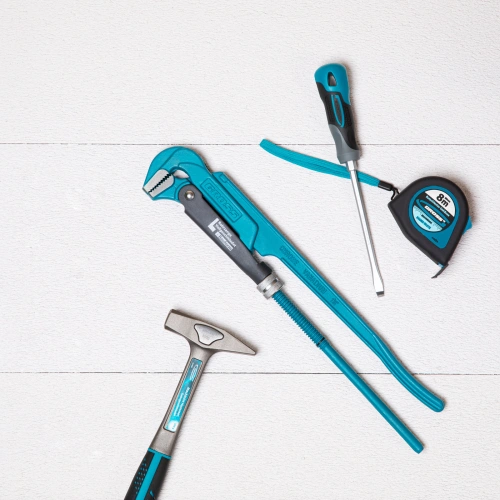 Ключ трубный рычажный 1.5, №2, цельнокованый, CrV, тип "L" Gross по ценам производителя в Воронеже с доставкой по всей России