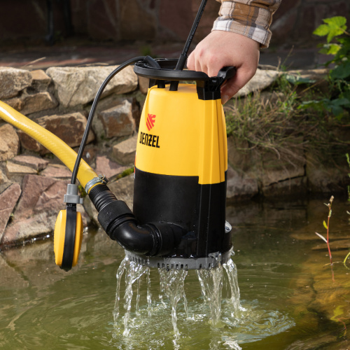 Дренажный насос для чистой и грязной воды DP-600S, 600 Вт, напор 7 м, 13000 л/ч Denzel по ценам производителя в Воронеже с доставкой по всей России