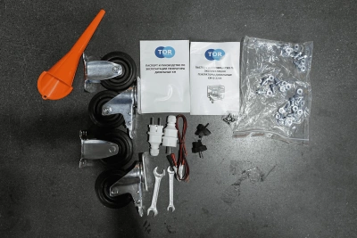 Генератор дизельный 5,0 кВт 220В с электростартером и колесами TOR KM5000D по ценам производителя в Воронеже с доставкой по всей России