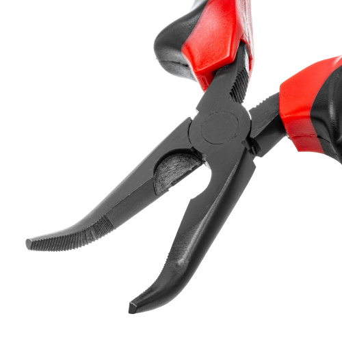 Длинногубцы изогнутые Black Nickel, 160 мм, двухкомпонентные рукоятки Matrix по ценам производителя в Воронеже с доставкой по всей России