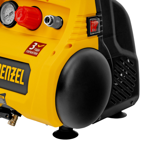 Компрессор воздушный безмасляный РС 1/6-180,1, 1 кВт, 180 л/мин, 6 л Denzel по ценам производителя в Воронеже с доставкой по всей России