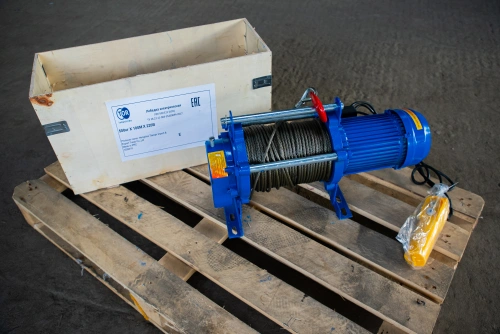 Лебедка электрическая  500 кг 100 м с канатом 220 В TOR KCD по ценам производителя в Воронеже с доставкой по всей России