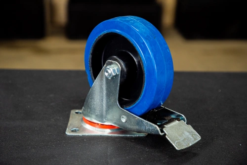 Колесо поворотное резина SRCLb 63 160 мм с тормозом (F) по ценам производителя в Воронеже с доставкой по всей России