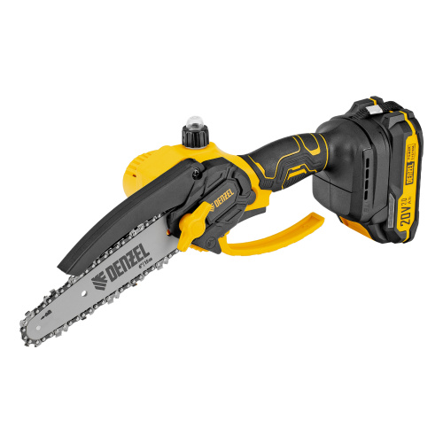 Цепная мини-пила аккумуляторная бесщет., CCS-150, шина 150 мм, Li-Ion, 20 В Denzel по ценам производителя в Воронеже с доставкой по всей России