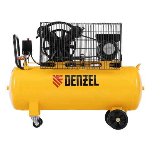 Компрессор воздушный BCV2200/100, ременный привод, 2.2 кВт, 100 литров, 370 л/мин Denzel по ценам производителя в Воронеже с доставкой по всей России