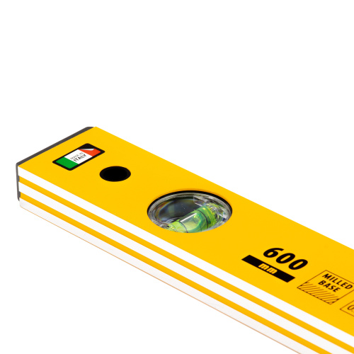 Уровень алюминиевый, 600 мм, фрезерованный, 3 глазка Denzel по ценам производителя в Воронеже с доставкой по всей России