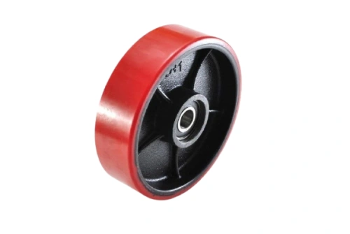 Колесо полиуретан 80х50 мм с подшипником для тележек гидравлических HLS по ценам производителя в Воронеже с доставкой по всей России