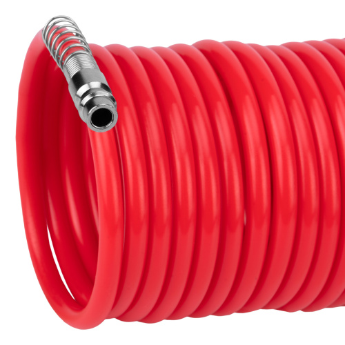 Шланг спиральный воздушный, 10 м, с быстросъемными соединениями Matrix по ценам производителя в Воронеже с доставкой по всей России