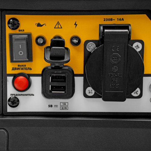 Генератор инверторный GS-1100iF, 1,1 кВт, 230 В, ручной старт DENZEL по ценам производителя в Воронеже с доставкой по всей России