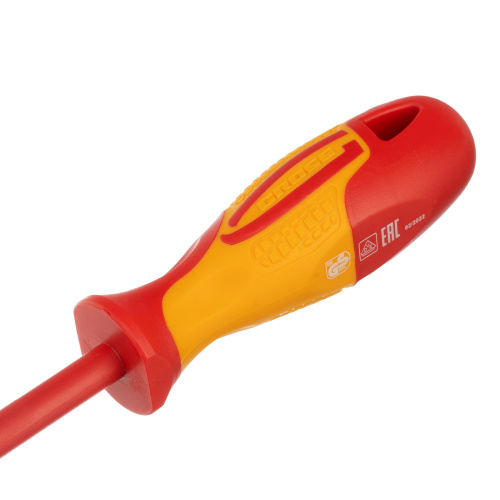 Отвертка диэлектрическая SL6.5 х 150 мм, CrMo, до 1000 В, двухкомпонентная рукоятка Gross по ценам производителя в Воронеже с доставкой по всей России