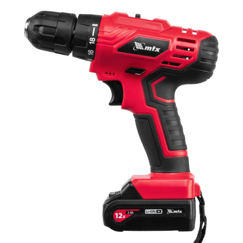 Дрель-шуруповерт аккумуляторная MCDL-12-02, Li-Ion, 12 В, 2 акк. MTX по ценам производителя в Воронеже с доставкой по всей России