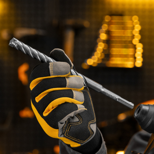 Бур по бетону, цельная крестовая пластина, 14x215 мм, SDS PLUS Denzel по ценам производителя в Воронеже с доставкой по всей России