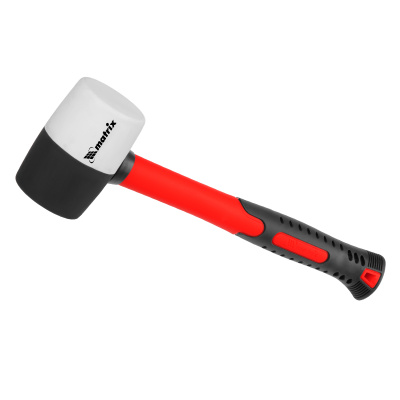 Киянка резиновая, 225 г, черно-белая резина, фибергласовая рукоятка Matrix по ценам производителя в Воронеже с доставкой по всей России