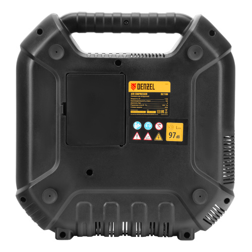 Компрессор воздушный DL1100 1.1 кВт, 180 л/мин, с набором аксессуаров Denzel по ценам производителя в Воронеже с доставкой по всей России