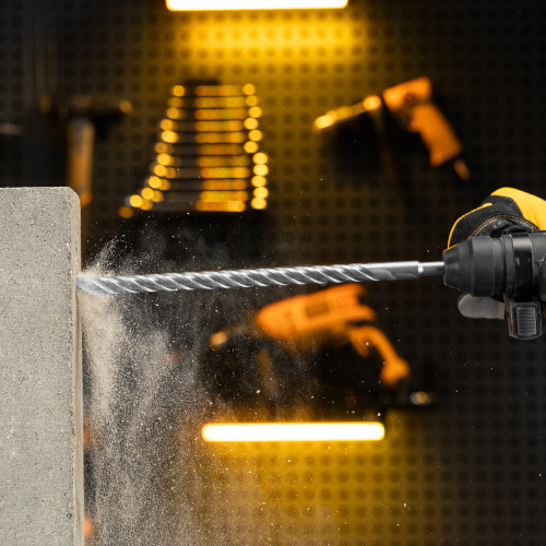 Бур по бетону, цельная крестовая пластина, 14x315 мм, SDS PLUS Denzel по ценам производителя в Воронеже с доставкой по всей России