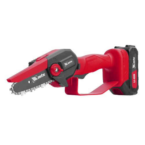 Цепная мини-пила аккумуляторная, MCS-100, шина 100 мм, Li-Ion, 20 В MTX по ценам производителя в Воронеже с доставкой по всей России