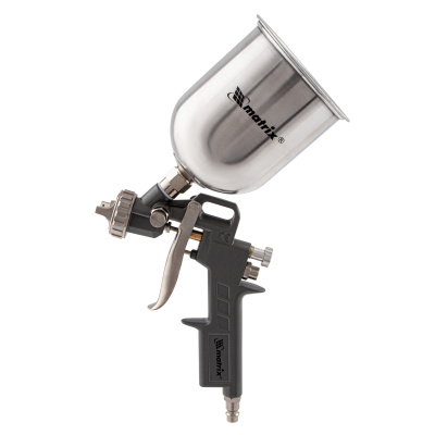 Краскораспылитель пневматический с верхним бачком V 0.6 л, сопло D 1.2, 1.5 и 1.8 мм Matrix по ценам производителя в Воронеже с доставкой по всей России
