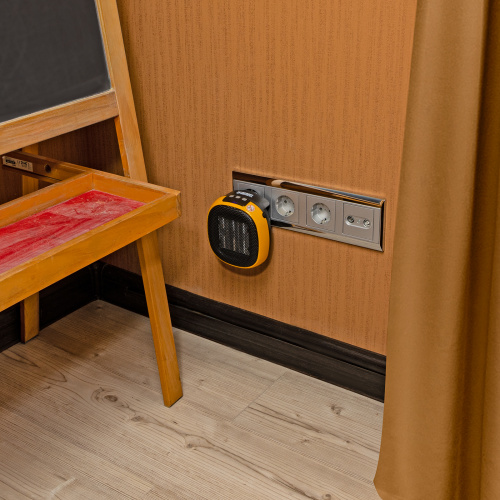 Тепловентилятор портативный керамический DTFC-700, 3 реж. вентилятор, нагрев 700 Вт Denzel по ценам производителя в Воронеже с доставкой по всей России