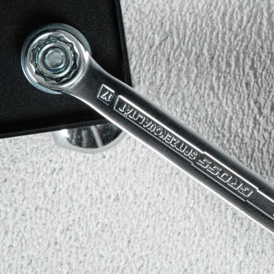 Ключ комбинированный 17 мм, CrV, холодный штамп Gross по ценам производителя в Воронеже с доставкой по всей России