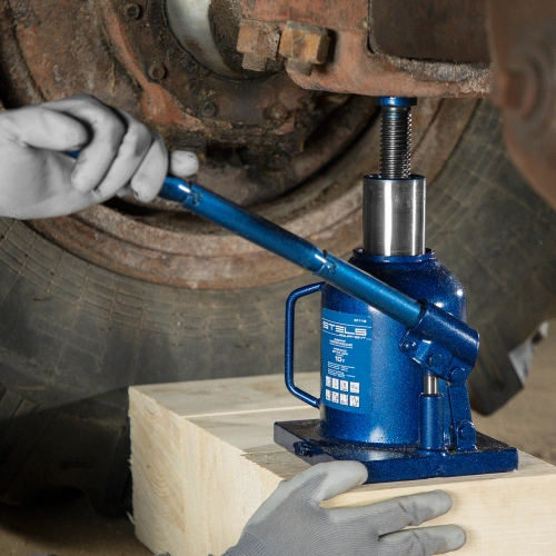 Домкрат гидравлический бутылочный телескопический, 10 т, H подъема 170-430 мм Stels по ценам производителя в Воронеже с доставкой по всей России